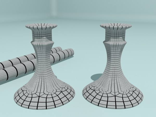 3d max candleholder candles - Candleholder by christiano247